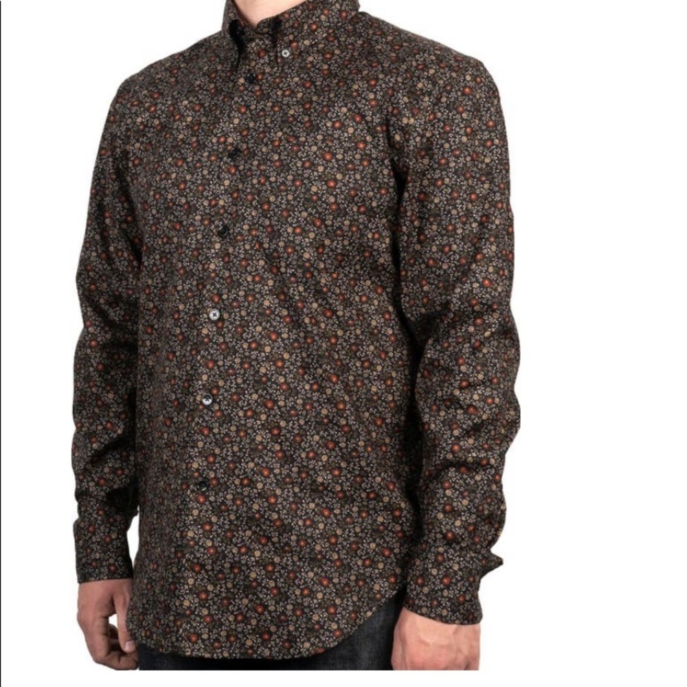Men’s naked & famous button down long sleeve